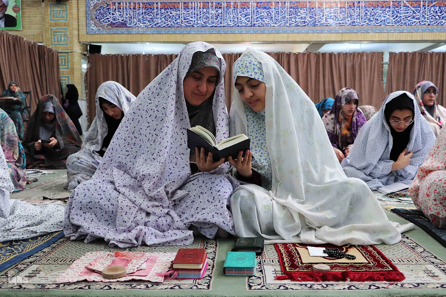 مراسم اعتکاف در مسجد دانشگاه تبریز