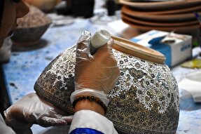 میناکاری با رنگ‌ اشتغال؛ کارآفرینی از دل هنر