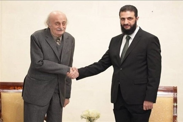 دیدار ابومحمد جولانی با ولید جنبلاط