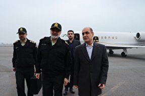 سردار رادان وارد رشت شد