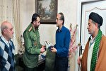 فرمانده سپاه خوی با جانباز رضا شفقت دیدار کرد