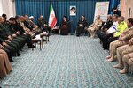 دیدار فرماندهان نظامی و انتظامی با نماینده ولی فقیه در آذربایجان غربی‎