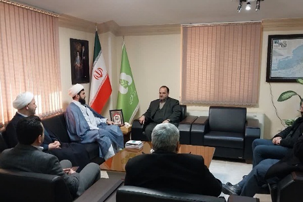 حجت‌الاسلام گرزین در دیدار با مدیر کل صدا و سیما گلستان