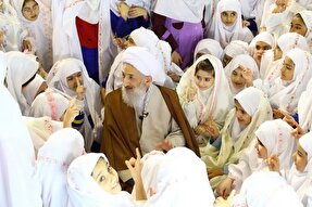 عکس | برگزاری جشن تکلیف دانش‌آموزان دختر ساروی