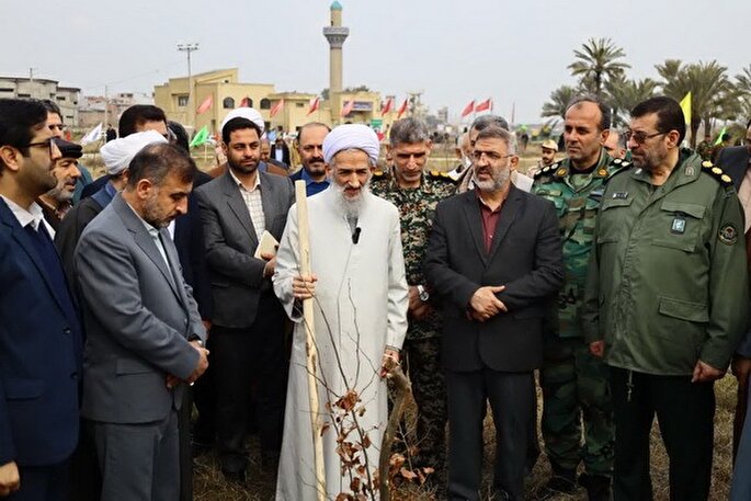 مراسم گرامیداشت هفته منابع طبیعی و روز درختکاری در ساری