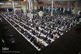 برپایی ضیافت افطار در حرم حضرت معصومه(س)