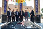 ادای احترام جهادگران جهاددانشگاهی خوزستان به مقام شهدا + عکس