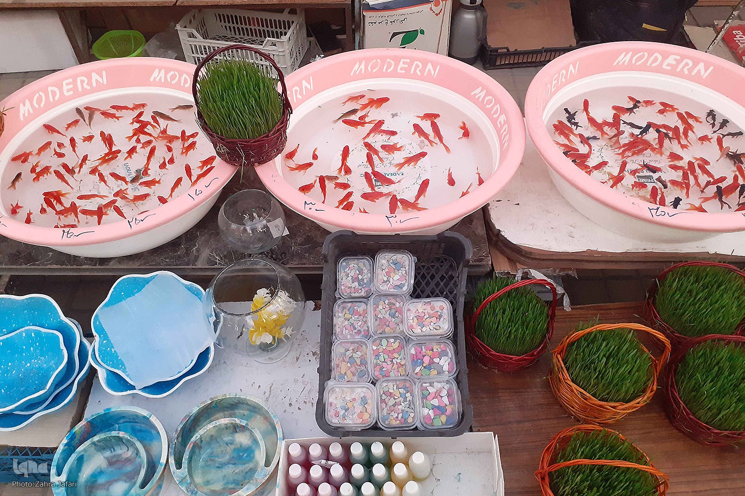 بازار خرید عید در اهر‎