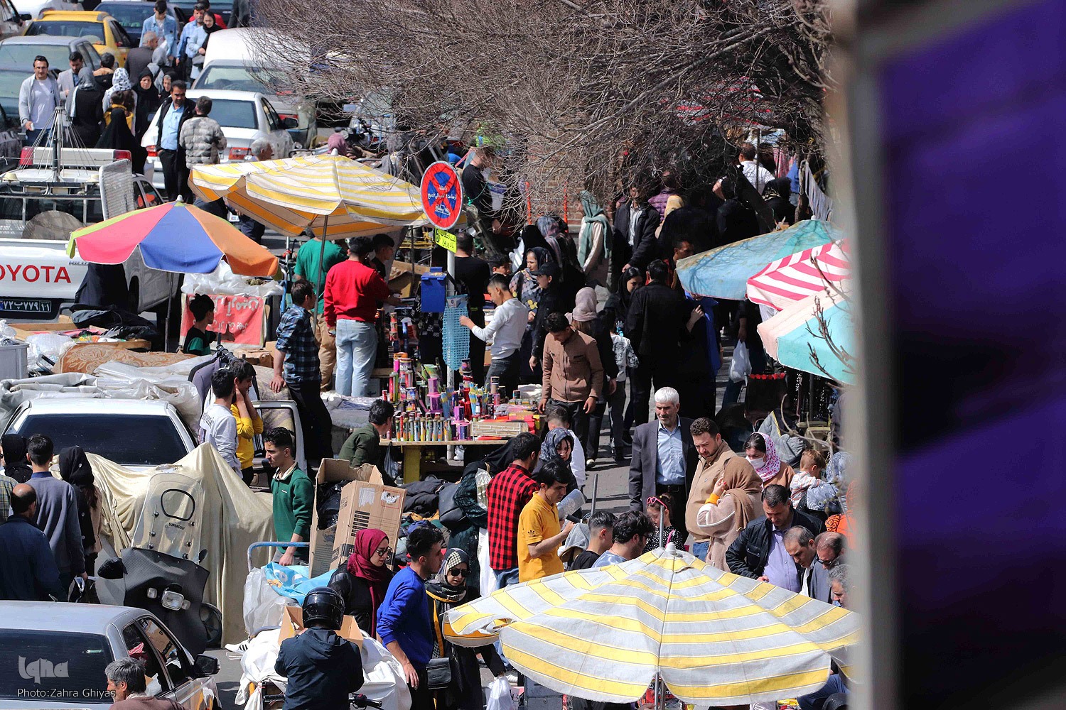 حال و هوای بازار تبریز در شب عید