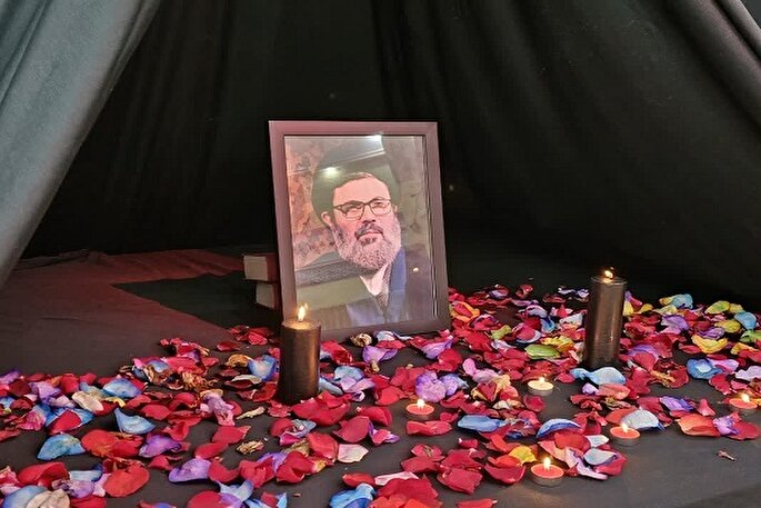 عکس | برگزاری مراسم شام غریبان شهیدان سید حسن نصرالله و سید هاشم صفی الدین