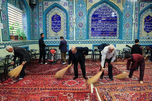 نظافت مساجد پایتخت