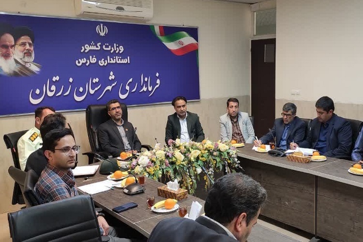 نشست مشترک هیئات اجرایی و نظارت انتخابات شهرستان زرقان