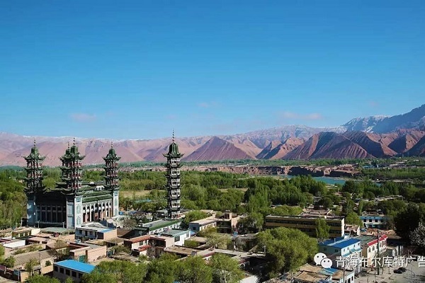 «کائوتان‌با»؛ مسجدی زیبا در فلات چینگهای چین