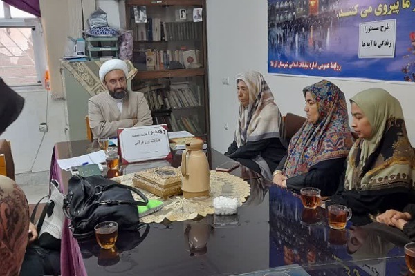 حجت الاسلام نادرپور رئیس تبلیغات اسلامی آق