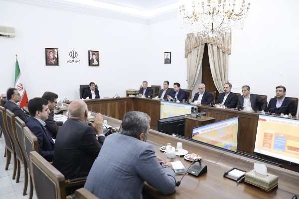 دومین جلسه معاون اول رییس جمهور با هیات رییسه اتاق بازرگانی،‌صنایع،‌معادن و کشاورزی ایران