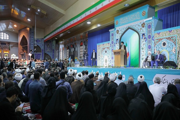رئیس جمهور در اجتماع باشکوه مردم ساری