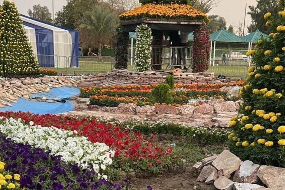 مشارکت بخش گل و گیاه آستان حسینی در جشنواره بین‌المللی بغداد + فیلم