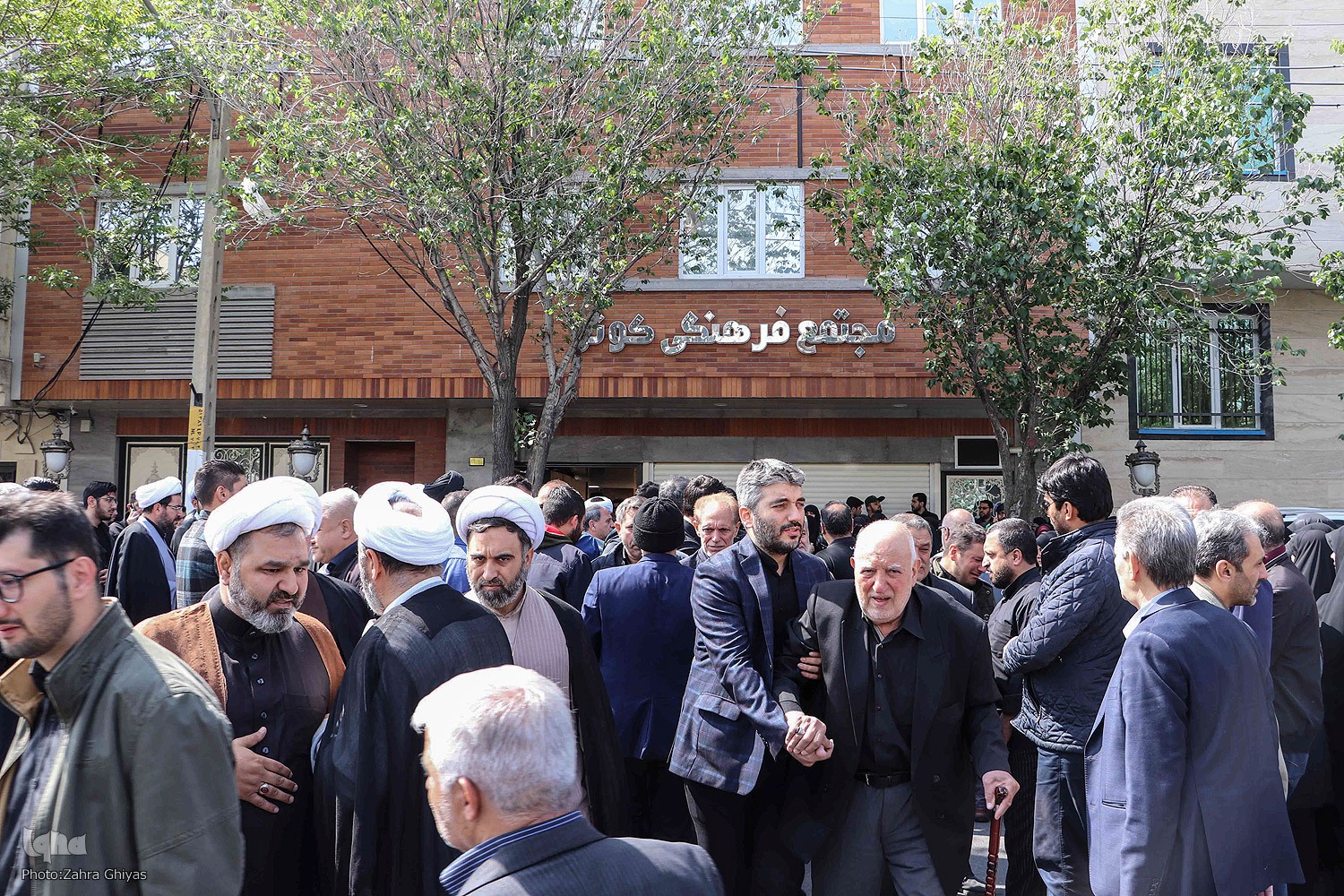 تجمع هیئت‌های مذهبی و مردم داغدار تبریز‎