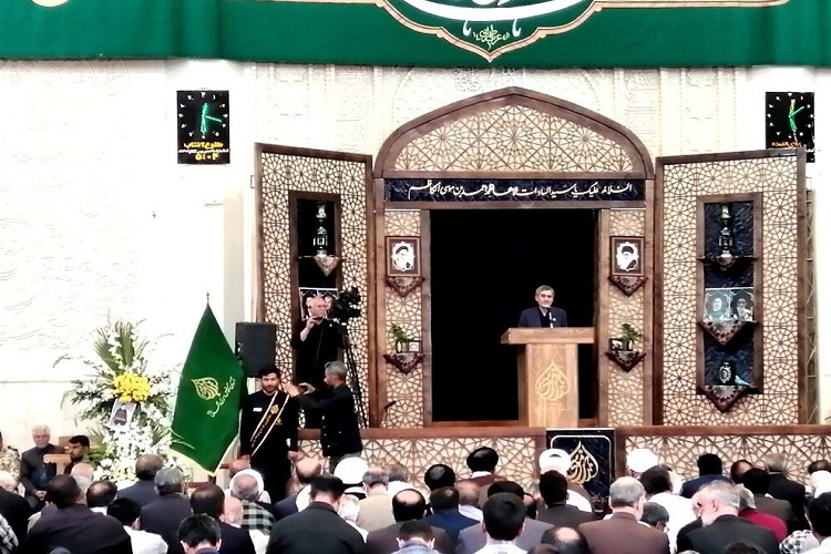 مراسم شهادت آیت الله رئیسی، حرم شاهچراغ(ع)