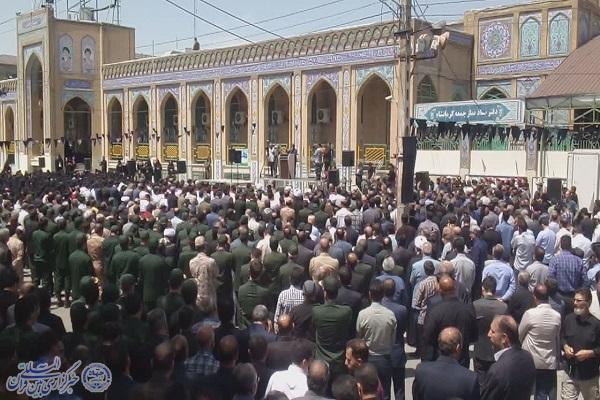 تجمع عزاداران کرمانشاهی در پی شهادت خادم الرضا(ع)