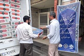 توزیع ۱۰۰۰ بسته گوشت در بین خانواده‌های نیازمند قزوین