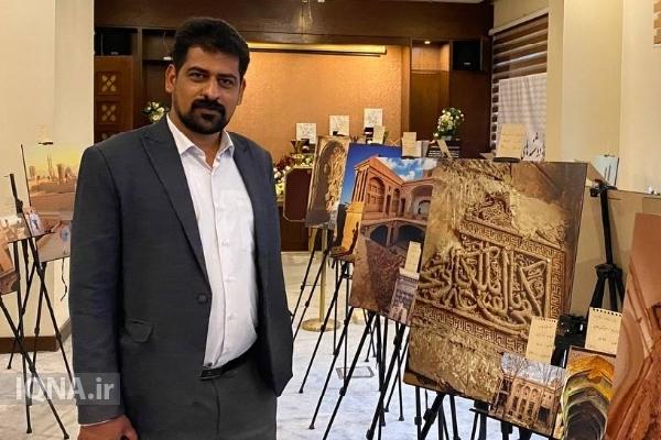 سعید حی، مسئول نمایشگاه «دوشنبه‌های رهایی» یزد