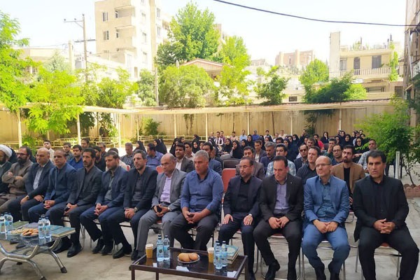مراسم سوگواری شهید خدمت در جهاددانشگاهی لرستان