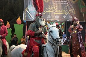 عکس | هفتمین شب از یازدهمین سوگواره ملی تعزیه ده‌زیار