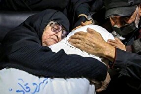 مادر شهید علی قره‌گوزلو به فرزند شهیدش پیوست