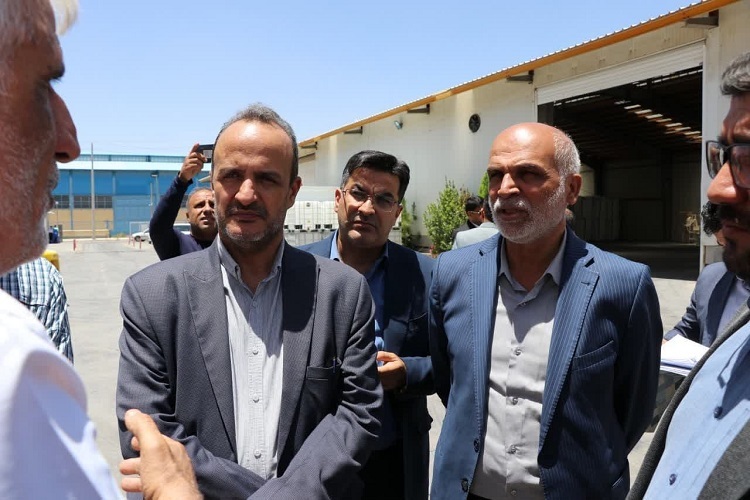 بازدید معاون سازمان پدافند غیرعامل از شهرک صنعتی شیراز