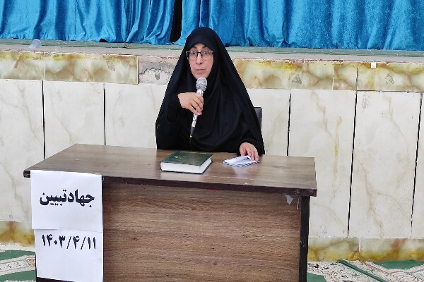 مریم سپهوند، مسئول بسیج جامعه زنان سپاه حضرت ابوالفضل(ع) لرستان