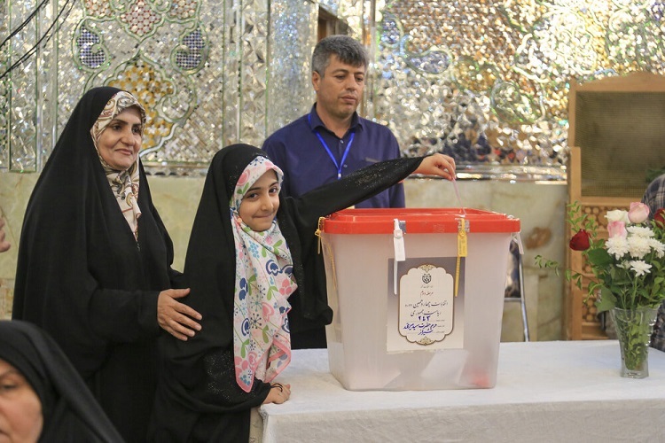 انتخابات، حرم شاهچراغ(ع)