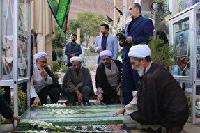 ادای احترام مقامات قضایی جنوب‌شرق کشور به شهدای کرمان