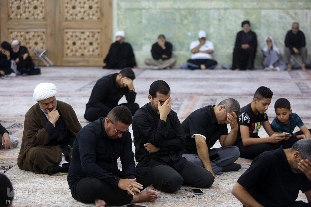 عرب‌زبانان مقیم قم در حرم حضرت معصومه (س) عزداری کردند