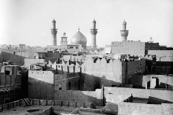 نمایی از شهر کربلا در سال 1932 میلادی