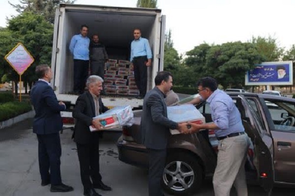 اهدای گوشت قربانی به مددجویان امداد کردستان