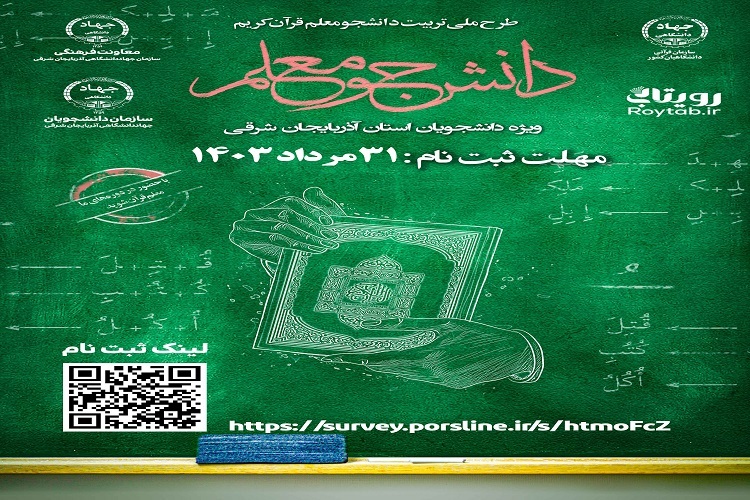 دانشجو‌معلم قرآن، آذربایجان‌‌شرقی