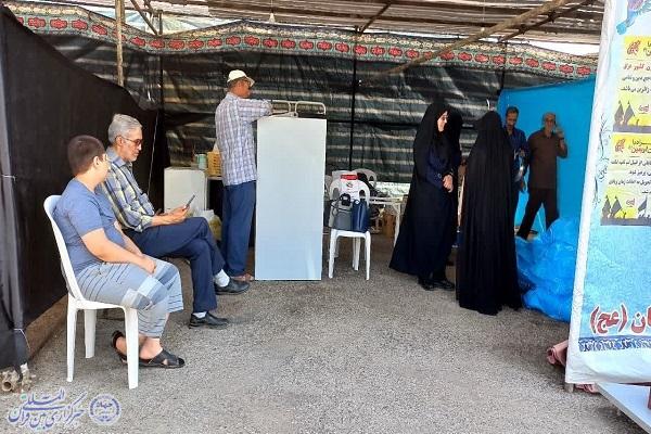 برپایی موکب درمانی «امدادگران عاشورا» در کرمانشاه