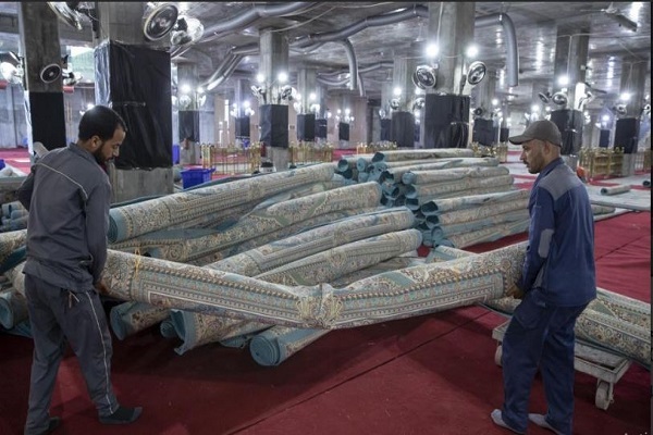 صحن «ام البنین»؛ آماده استقبال از زائران اربعین