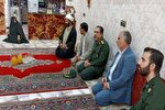 عکس | دیدار امام جمعه دلفان با خانواده آزادگان سرافراز