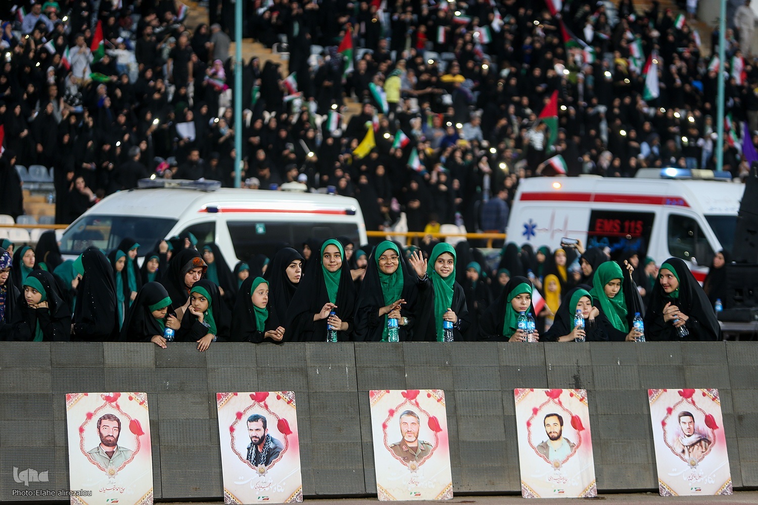 اجتماع دختران انقلاب در ورزشگاه آزادی برگزار شد