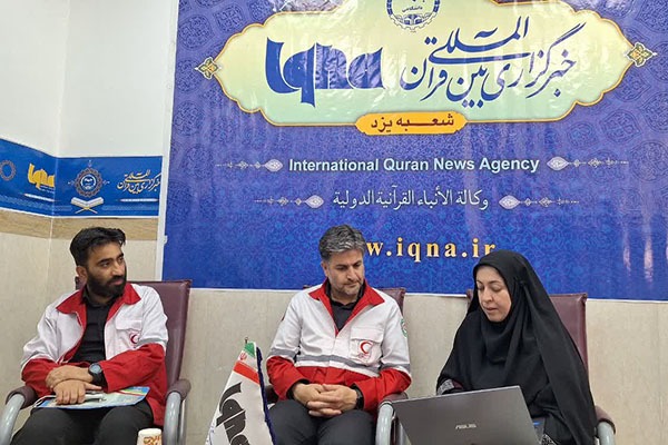 بازدید مدیرعامل هلال احمر یزد از ایکنا