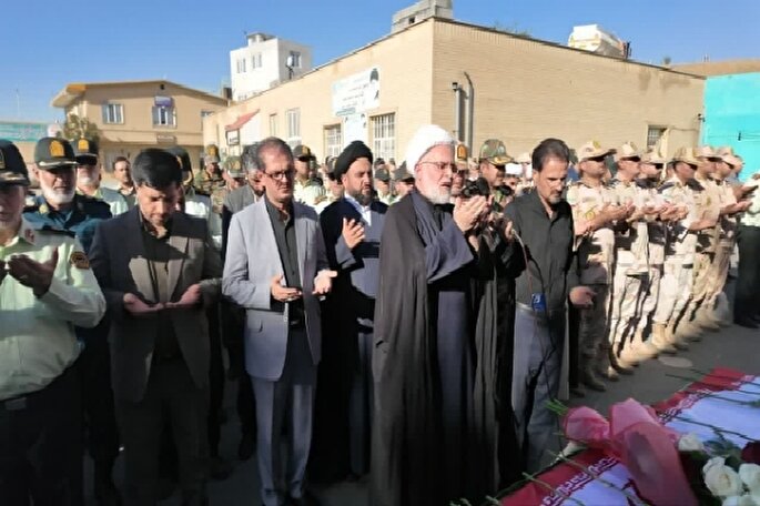 عکس | برگزاری مراسم تشییع پیکر شهید مرزبانی