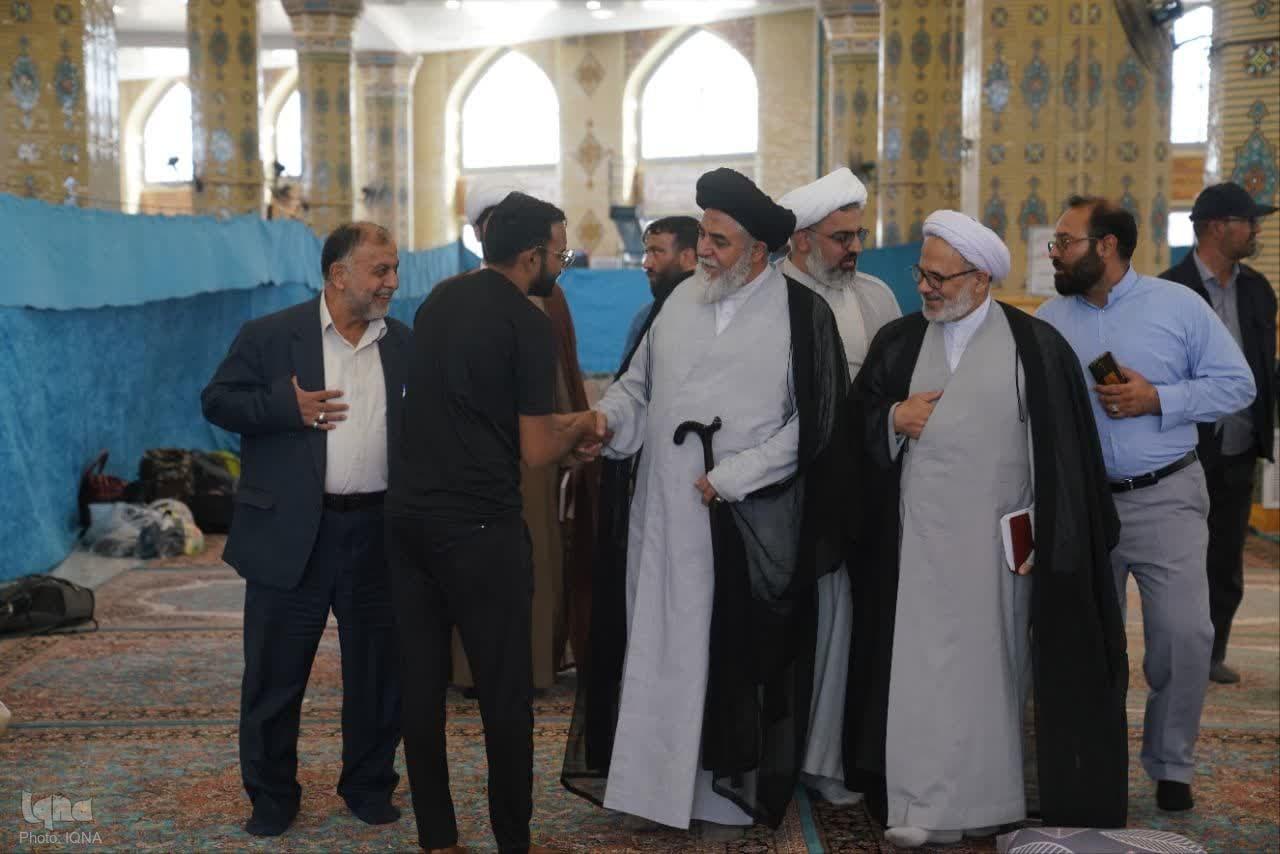 دیدار سیدعلی اکبر اجاق نژاد، تولیت مسجد مقدس جمکران با زائران غیرایرانی