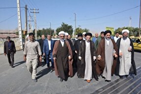 عکس | سفر یک روزه مدیرکل بنیاد شهید لرستان به ازنا