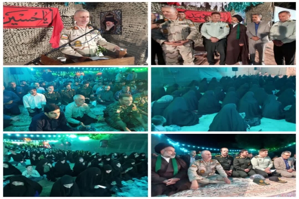 مراسم هفتم شهید فرشید میریان در دلفان