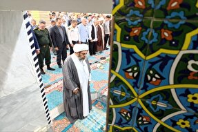 عکس | اقامه نماز جمعه در کوهدشت