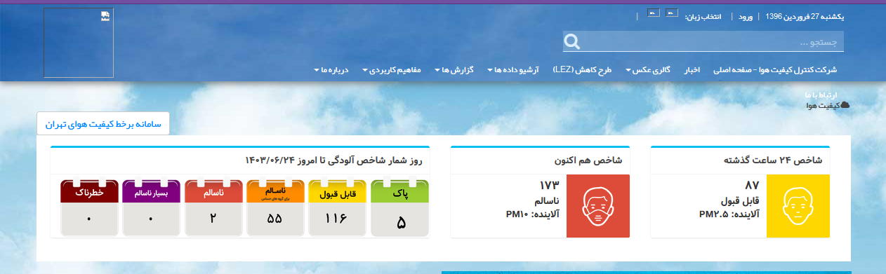 آغاز هفته با هوای ناسالم و بسیار ناسالم در تهران