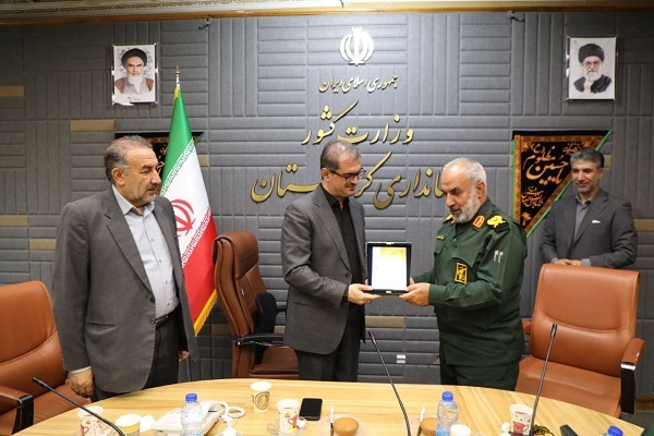 دیدار فرمانده سپاه با استاندار کردستان