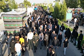 حضور پرشور مردم ارومیه در مراسم پیاده‌روی دلدادگان اربعین حسینی